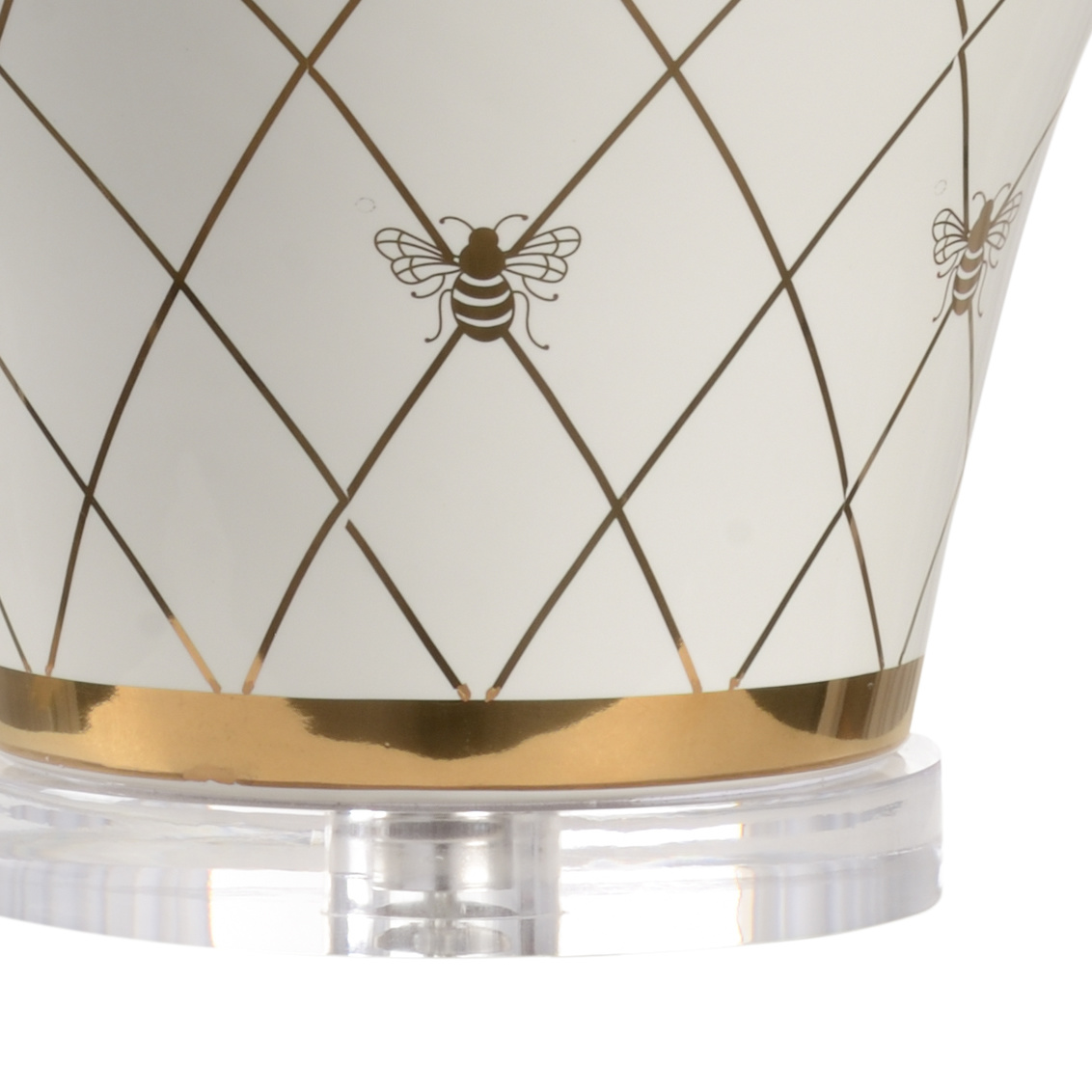 Chelsea House Ginger Jar Lamp - White