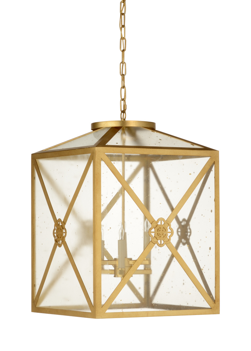 Chelsea House - Shaulis Lantern in Antique Gold