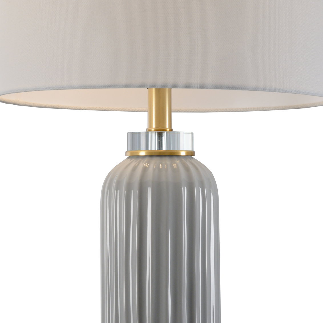 Chelsea House Samuel Ceramic Lamp - Gray