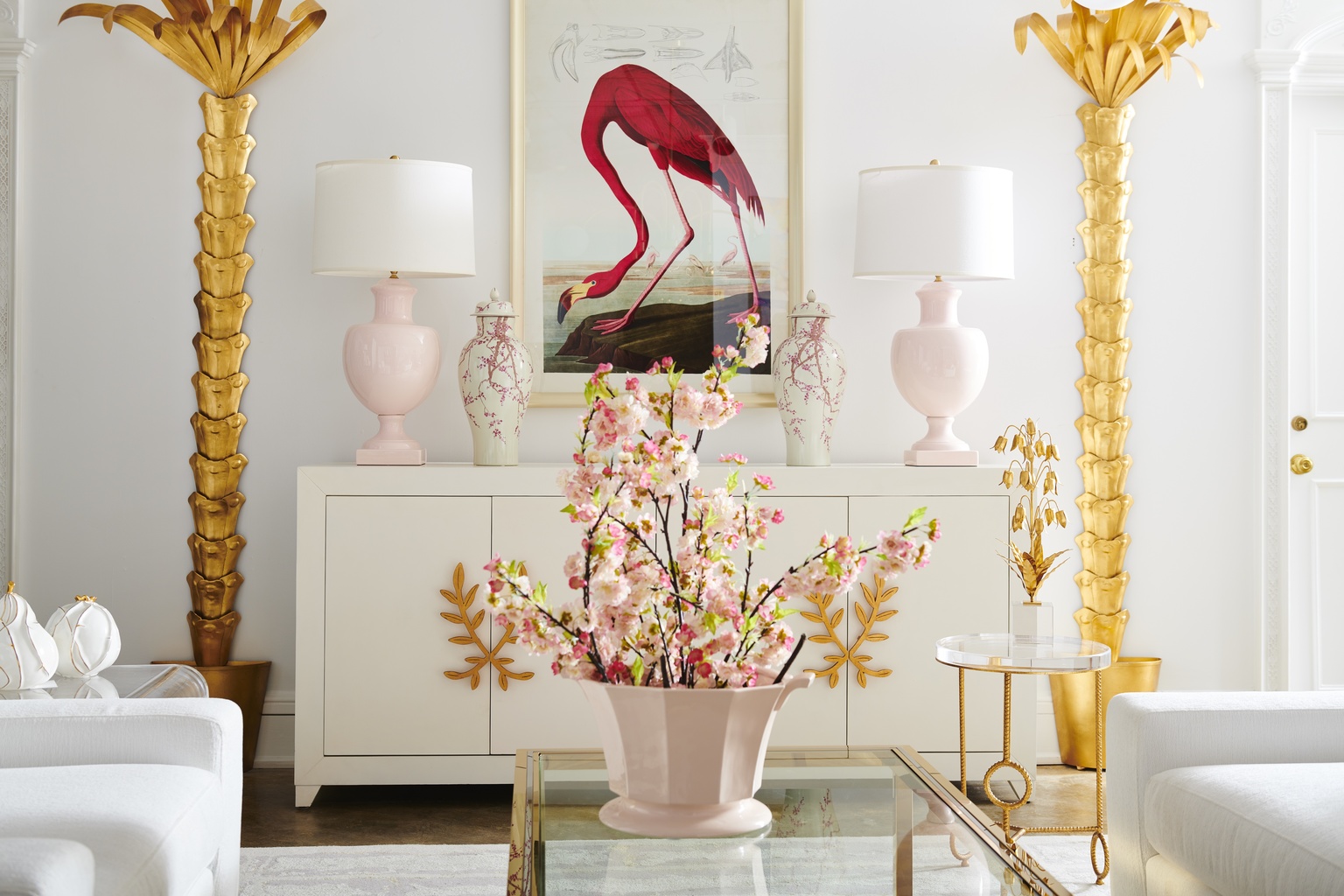 Chelsea House Greenwich Lamp - Pink, Ceramic