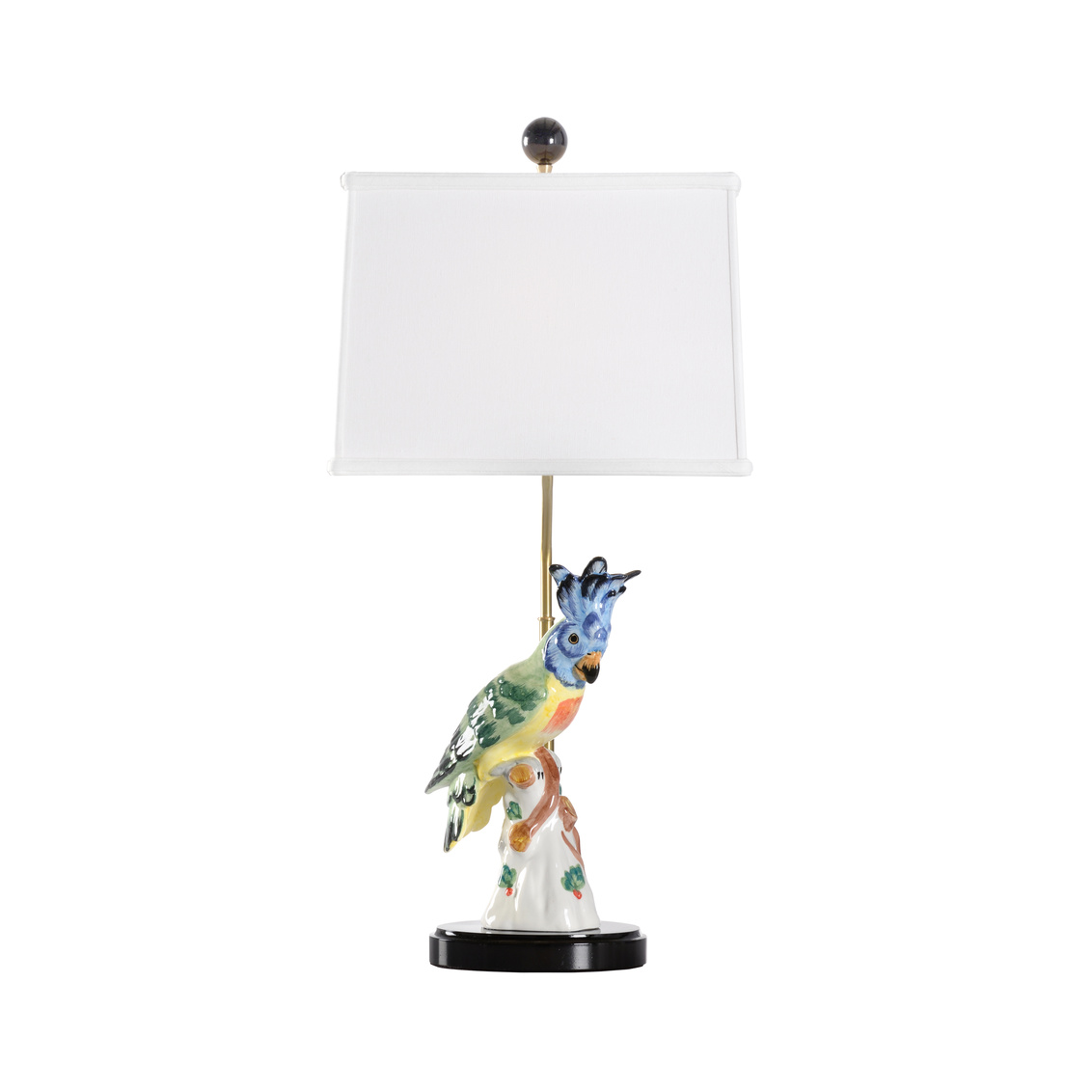 Chelsea House Hope Parrot Lamp - Multicolor/White, Right Facing