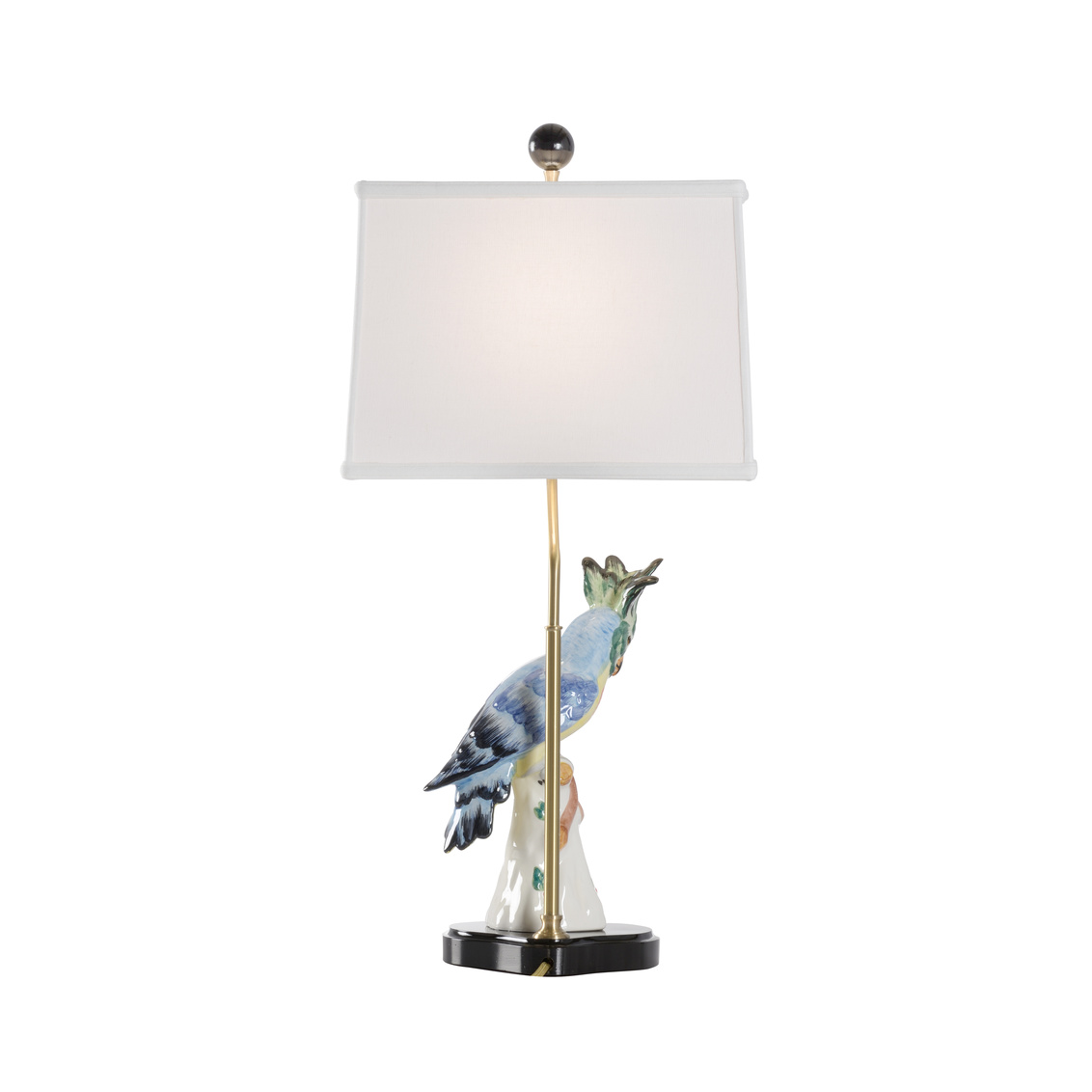 Chelsea House Hope Parrot Lamp - Multicolor/White, Left Facing