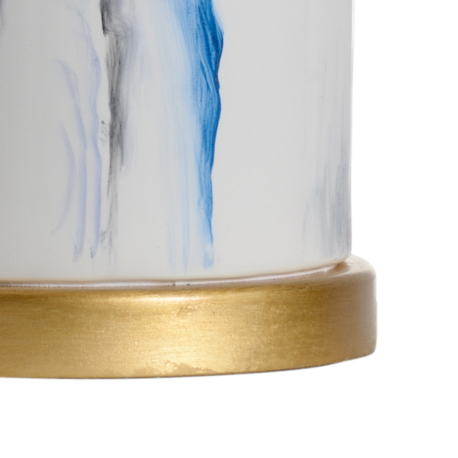 Chelsea House - Crawford Cylinder Lamp in Hand Painted