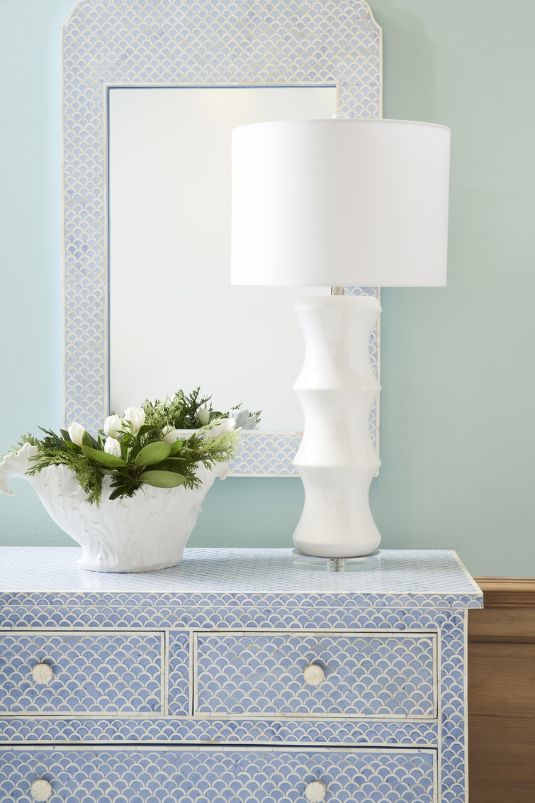 Chelsea House Shelbourne Lamp - White