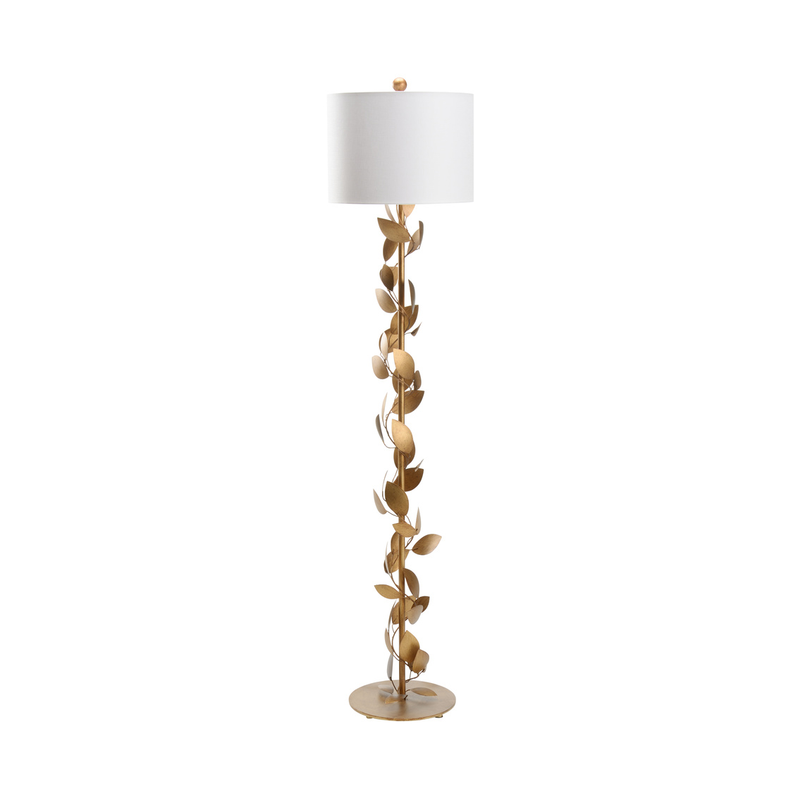 Chelsea House Ficus Floor Lamp - Antique Gold