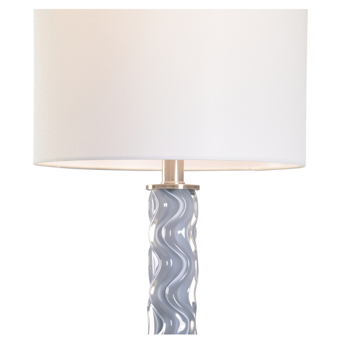 Chelsea House - Emily Table Lamp in Clear/Gray