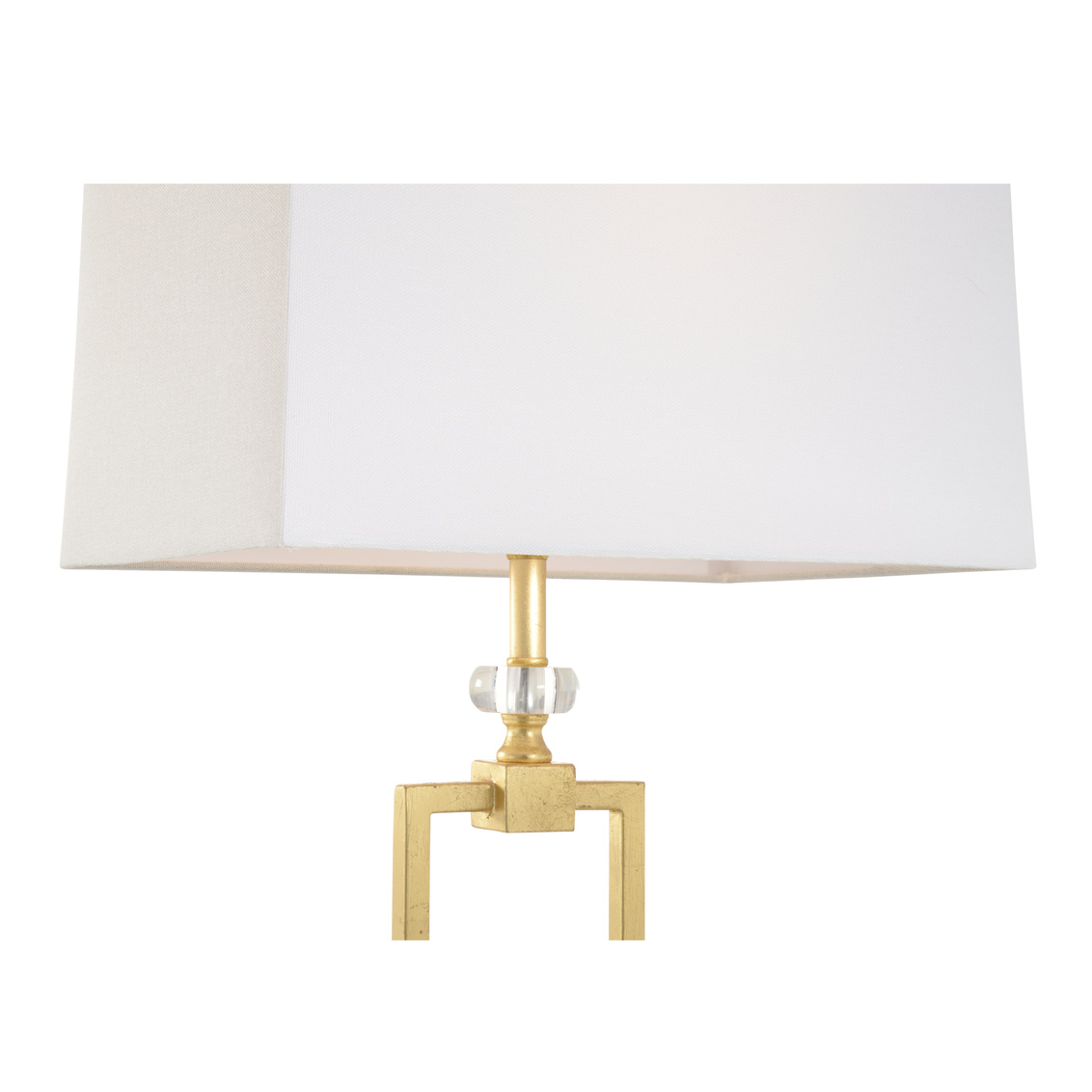 Chelsea House - Serene Table Lamp in Gold/Clear