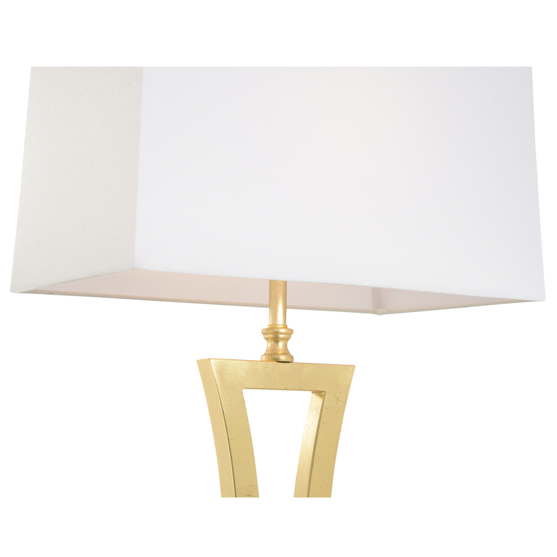 Chelsea House - Arbor Table Lamp in Gold Leaf/Clear