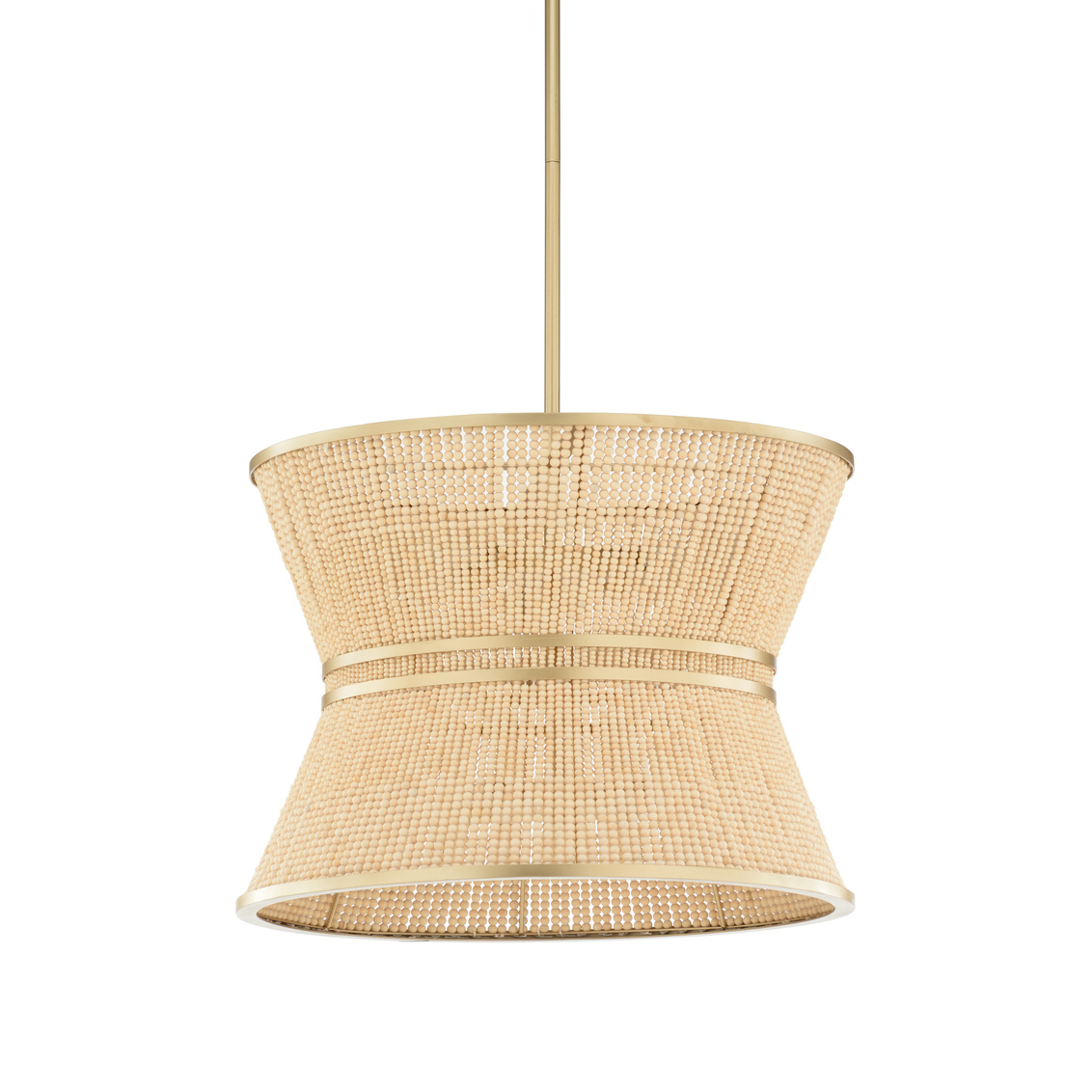 Chelsea House - Lima Pendant in Matte Gold/Natural