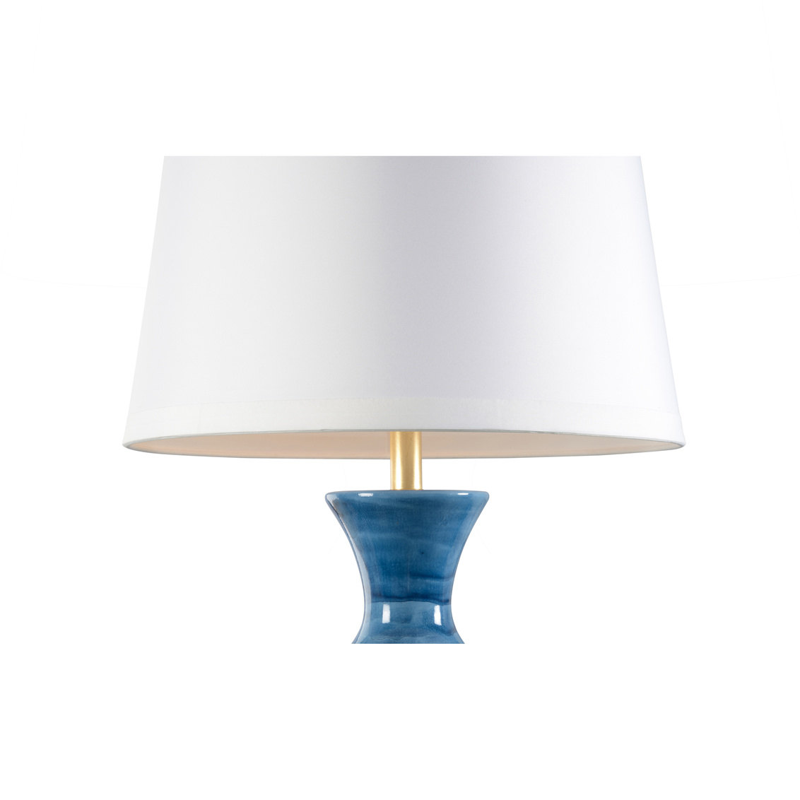 Chelsea House - Messer Table Lamp in Blue/Gold Leaf