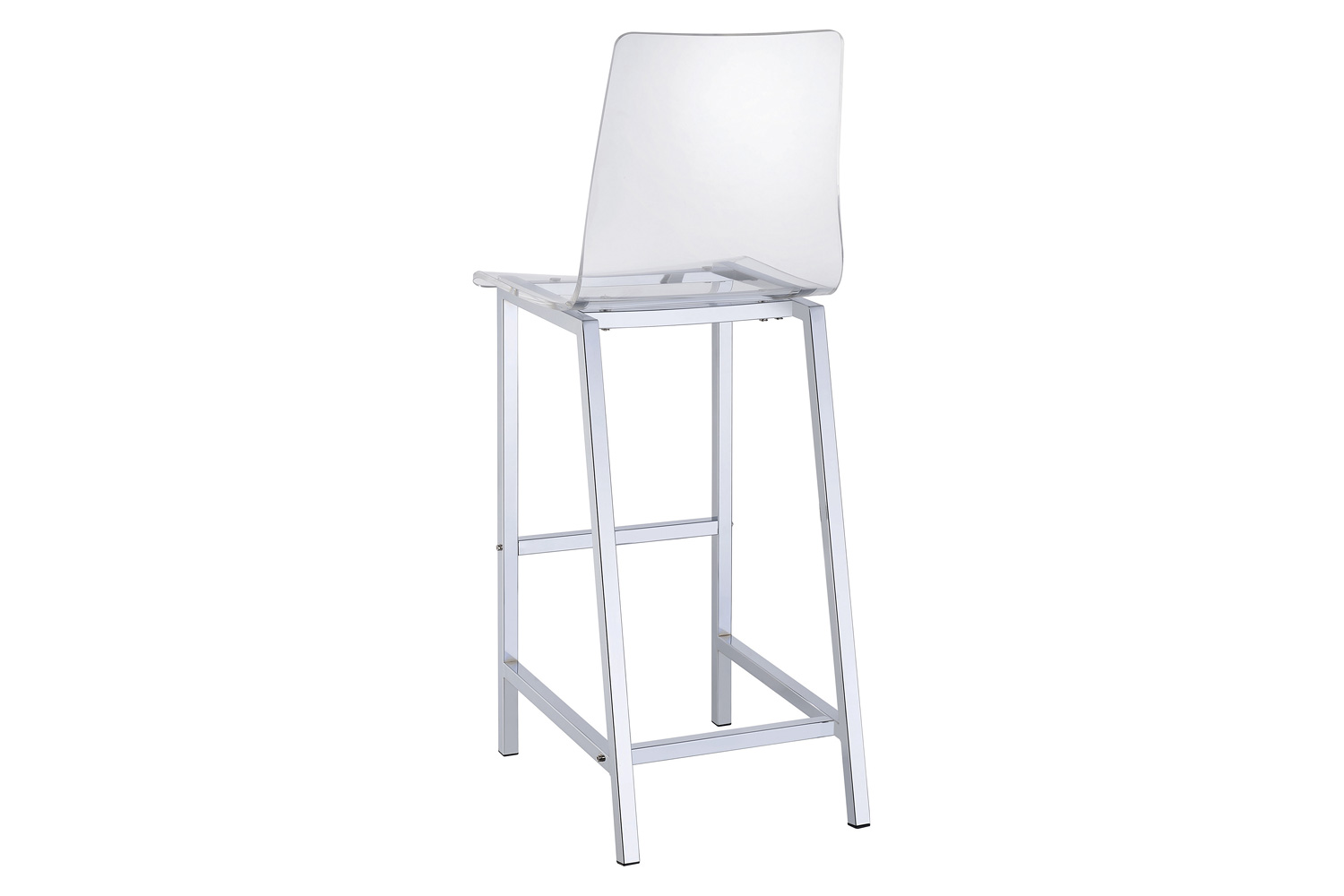 Coaster - Bar Stools (Set Of 2) in Chrome/Clear Acrylic