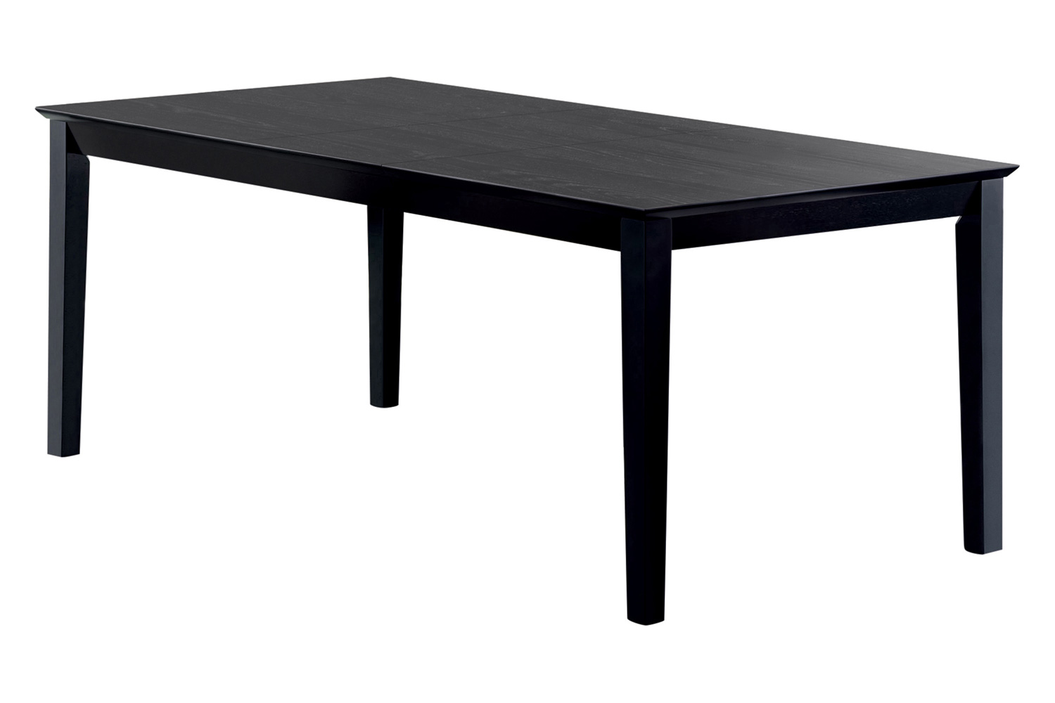 Coaster - Louise Rectangular Dining Table With Extension Leaf in Black