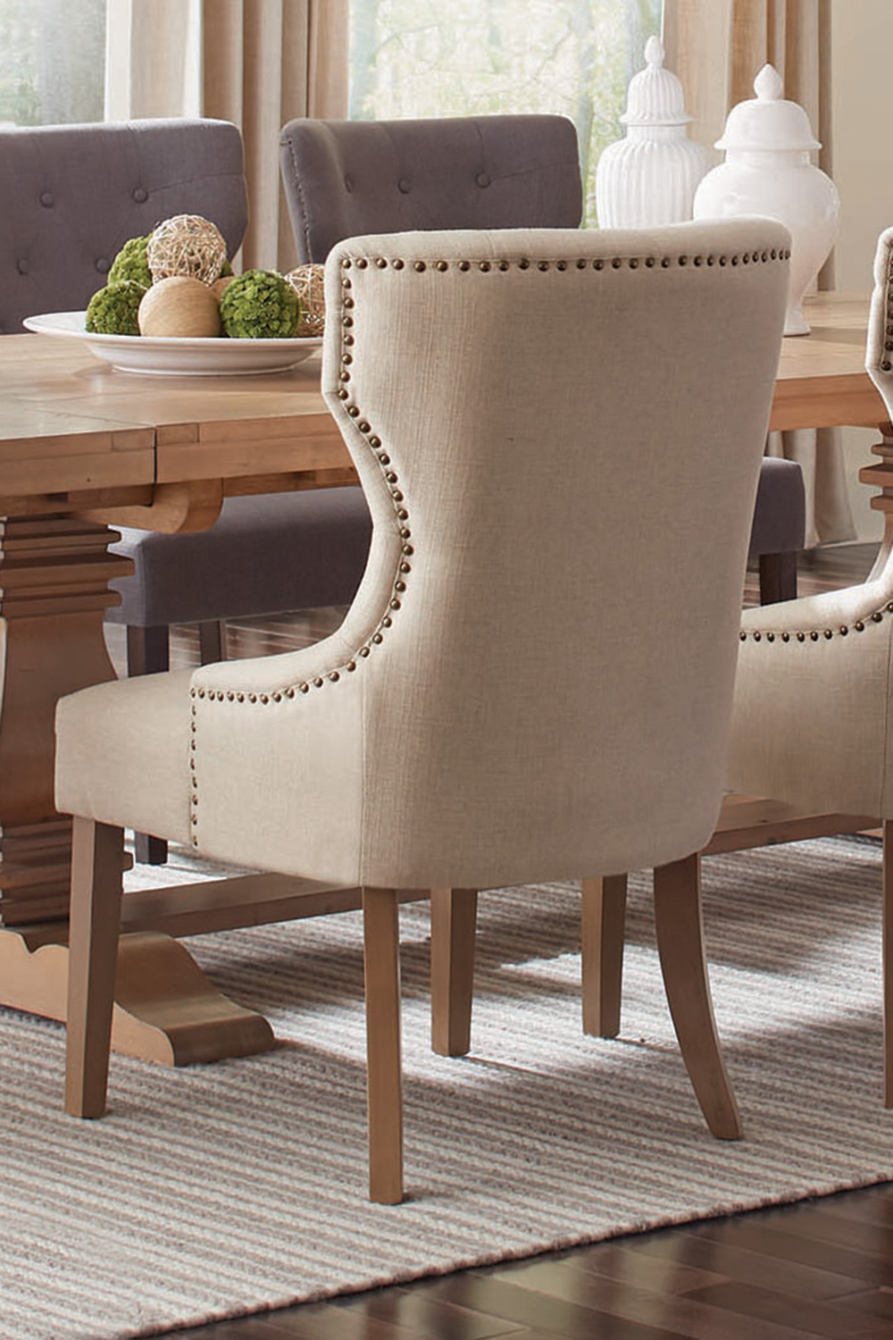 Coaster Florence Tufted Upholstered Dining Chair - Beige