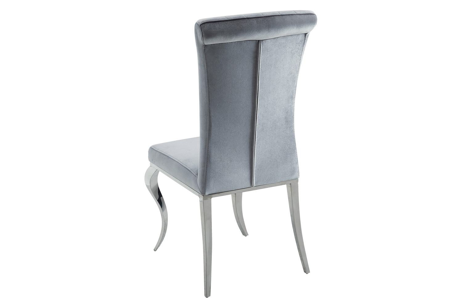 Coaster Carone Upholstered Side Chairs (Set Of 4) - Gray/Chrome