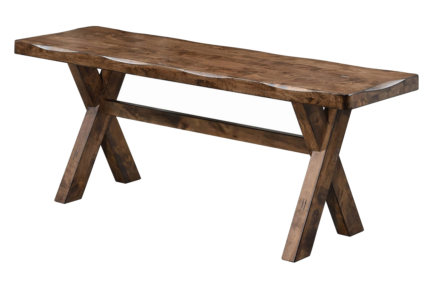 Coaster - Alston X-Shaped Dining Table in Knotty Nutmeg