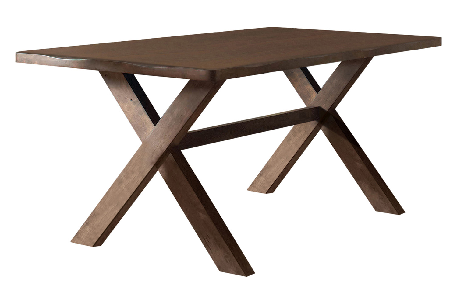 Coaster - Alston X-Shaped Dining Table in Knotty Nutmeg