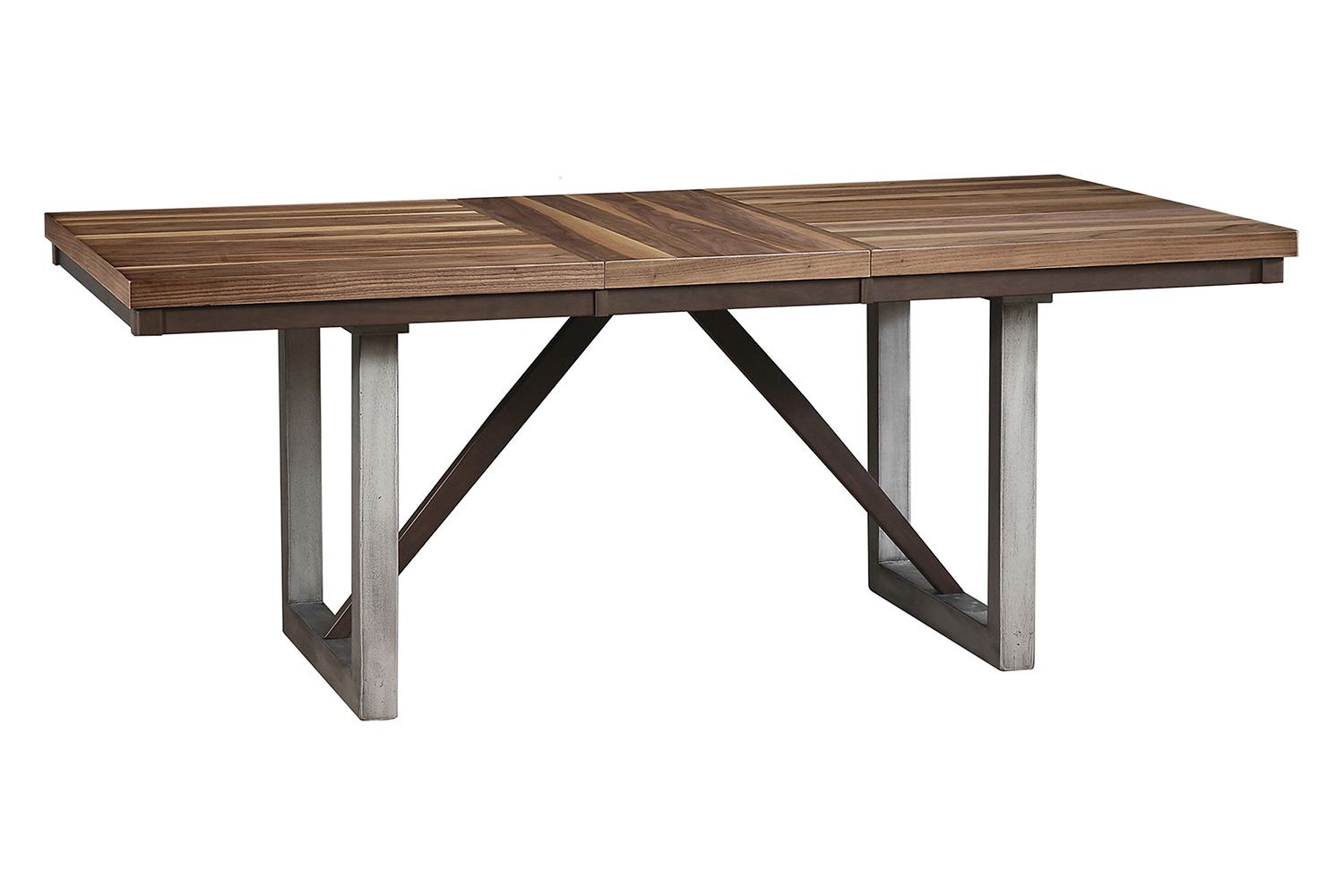 Coaster - Spring Creek Dining Table With Extension Leaf in Natural Walnut