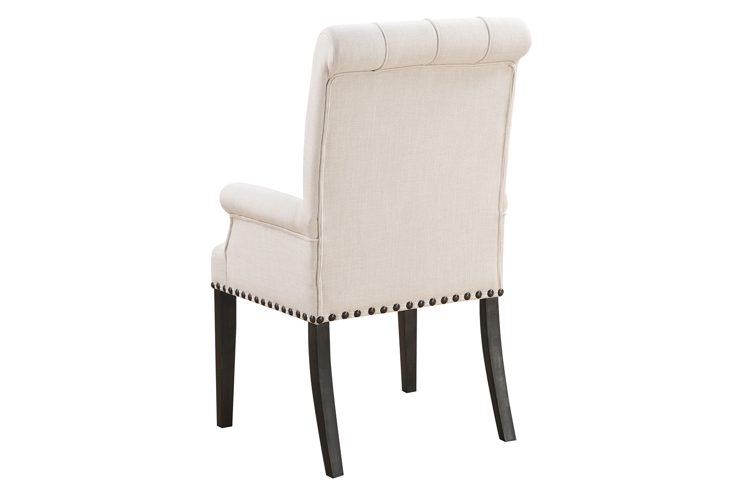 Coaster - Phelps Upholstered Arm Chair in Beige/Smokey Black