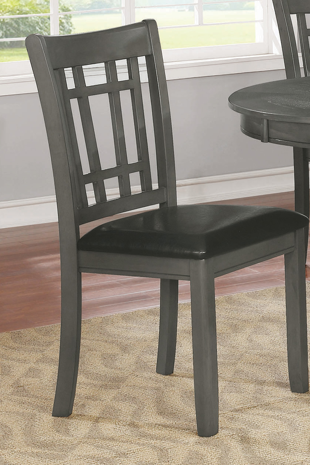 Coaster Lavon Padded Dining Side Chairs (Set Of 2) - Espresso/Medium Gray