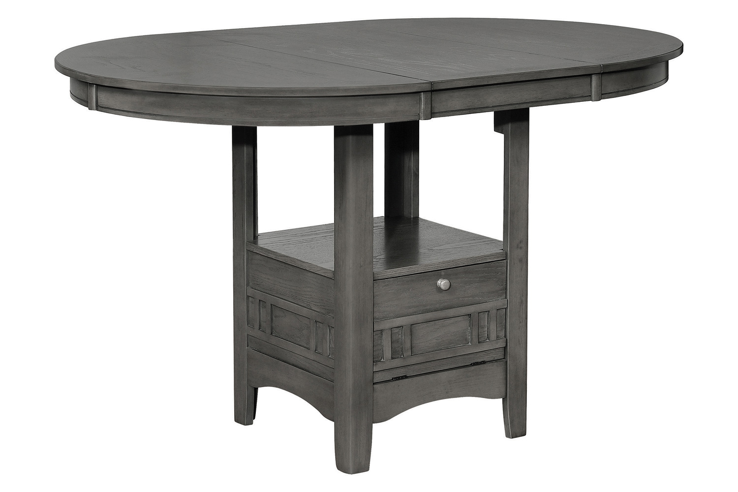 Coaster™ Lavon Oval Counter Height Table - Medium Gray