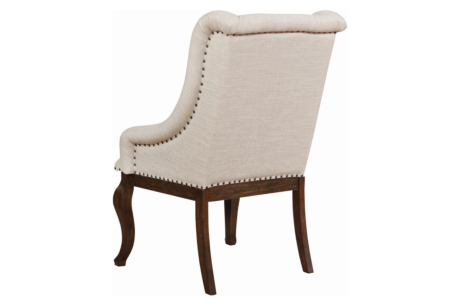 Coaster Brockway Cove Tufted Arm Chairs (Set Of 2) - Cream/Antique Java