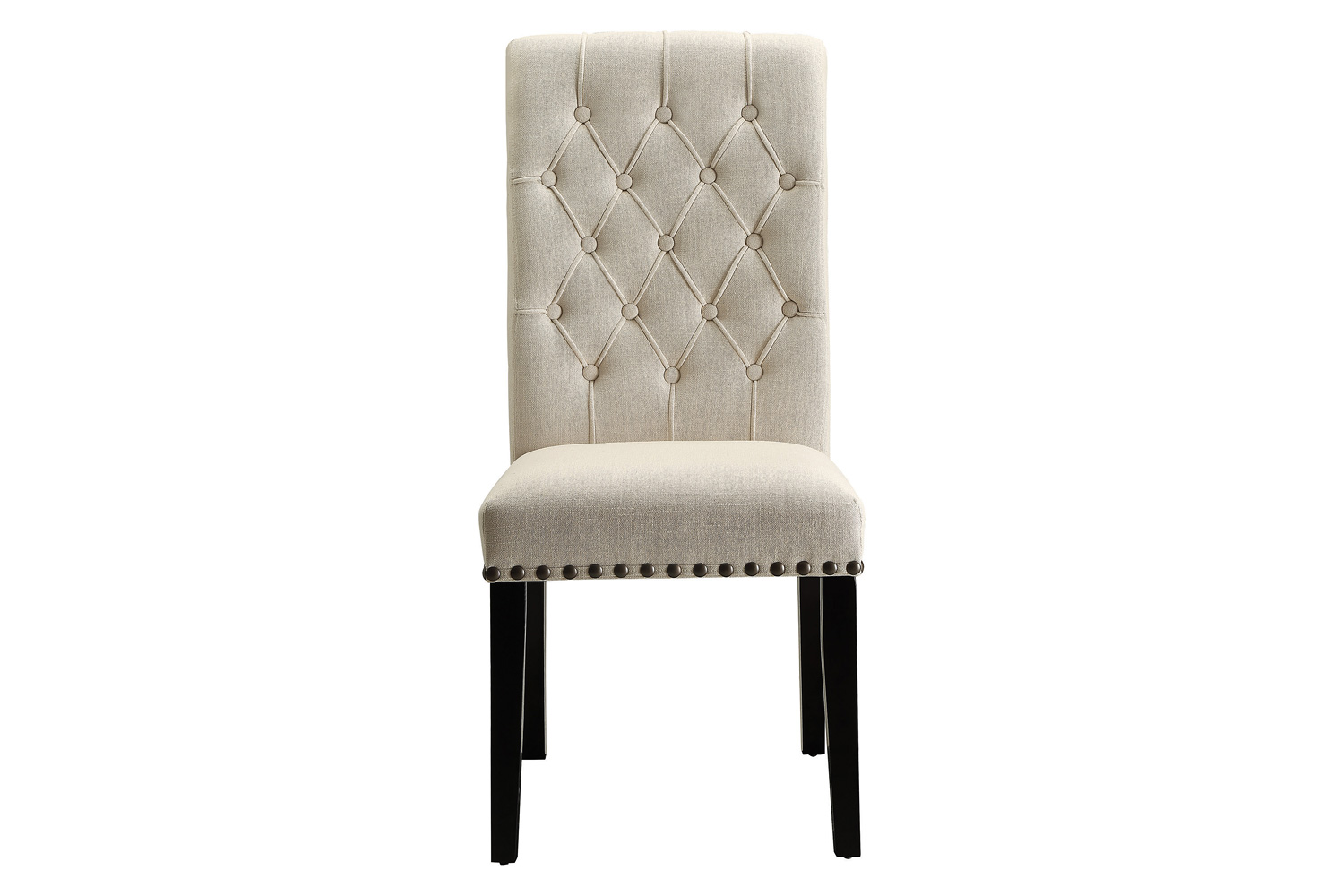 Coaster - Tufted Back Upholstered Side Chairs (Set Of 2) in Beige