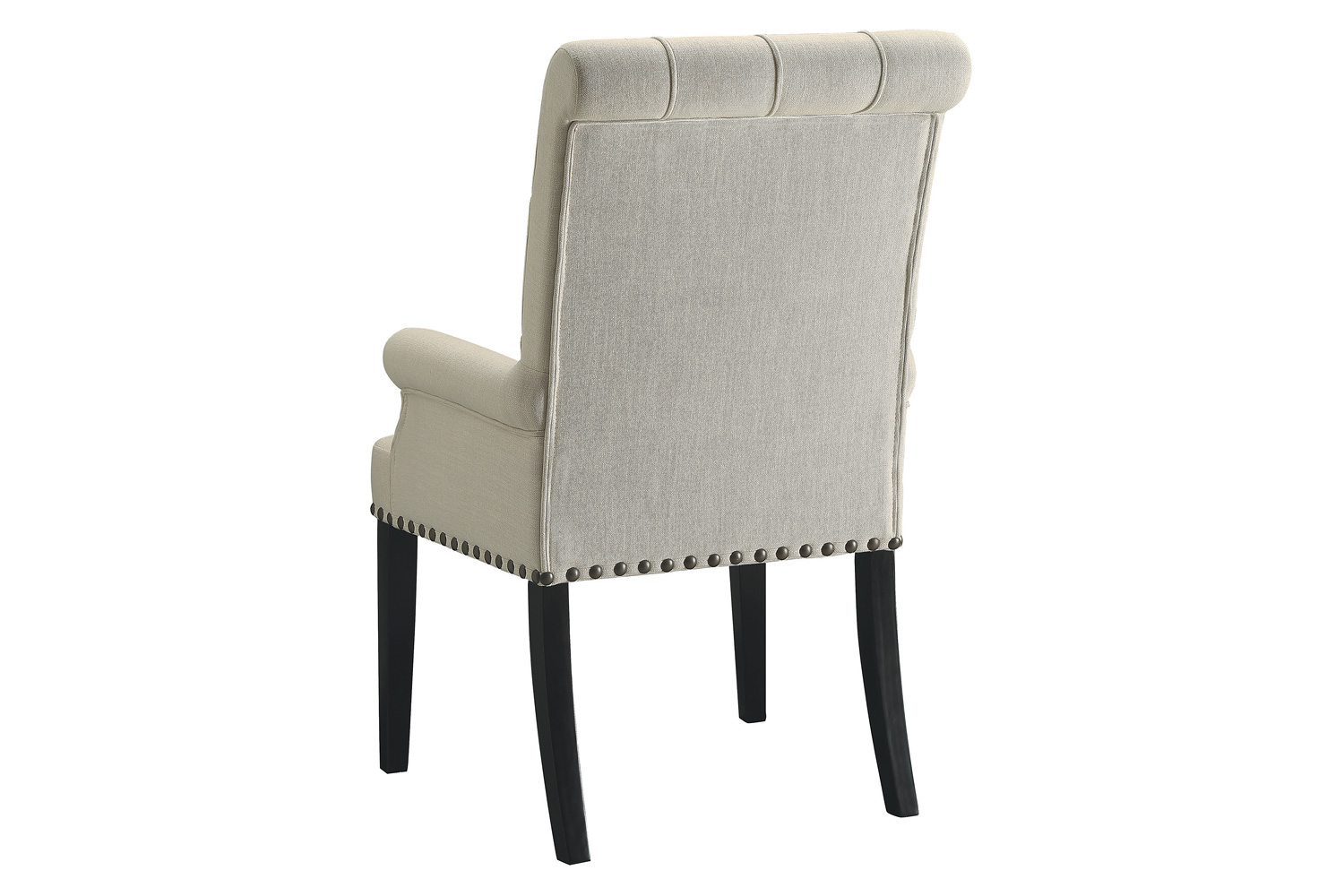 Coaster - Tufted Back Upholstered Arm Chair in Beige