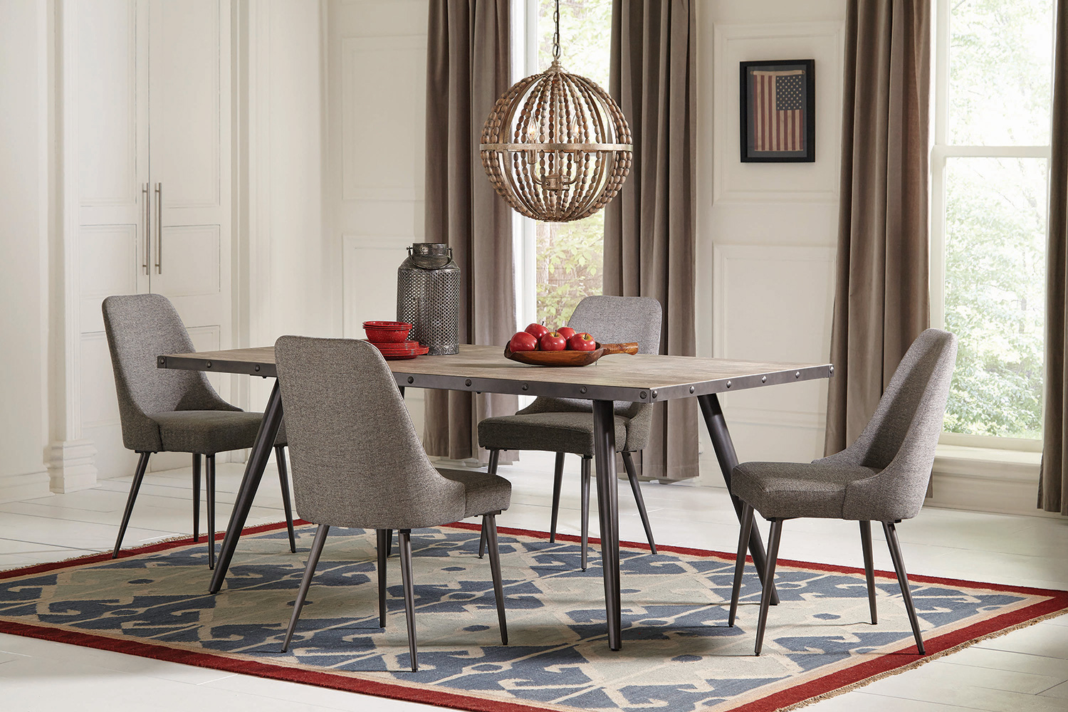 Coaster - Levitt Upholstered Dining Chairs (Set Of 2) in Gray