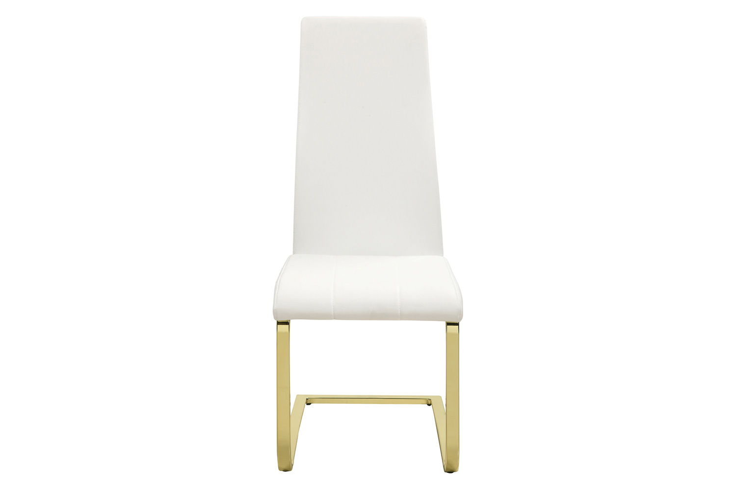 Coaster - Chanel Side Chairs (Set Of 4) in White/Rustic Brass