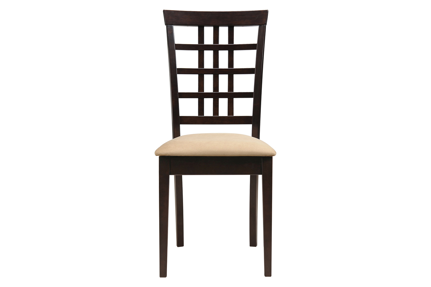 Coaster - Kelso Lattice Back Dining Chairs (Set Of 2) in Cappuccino