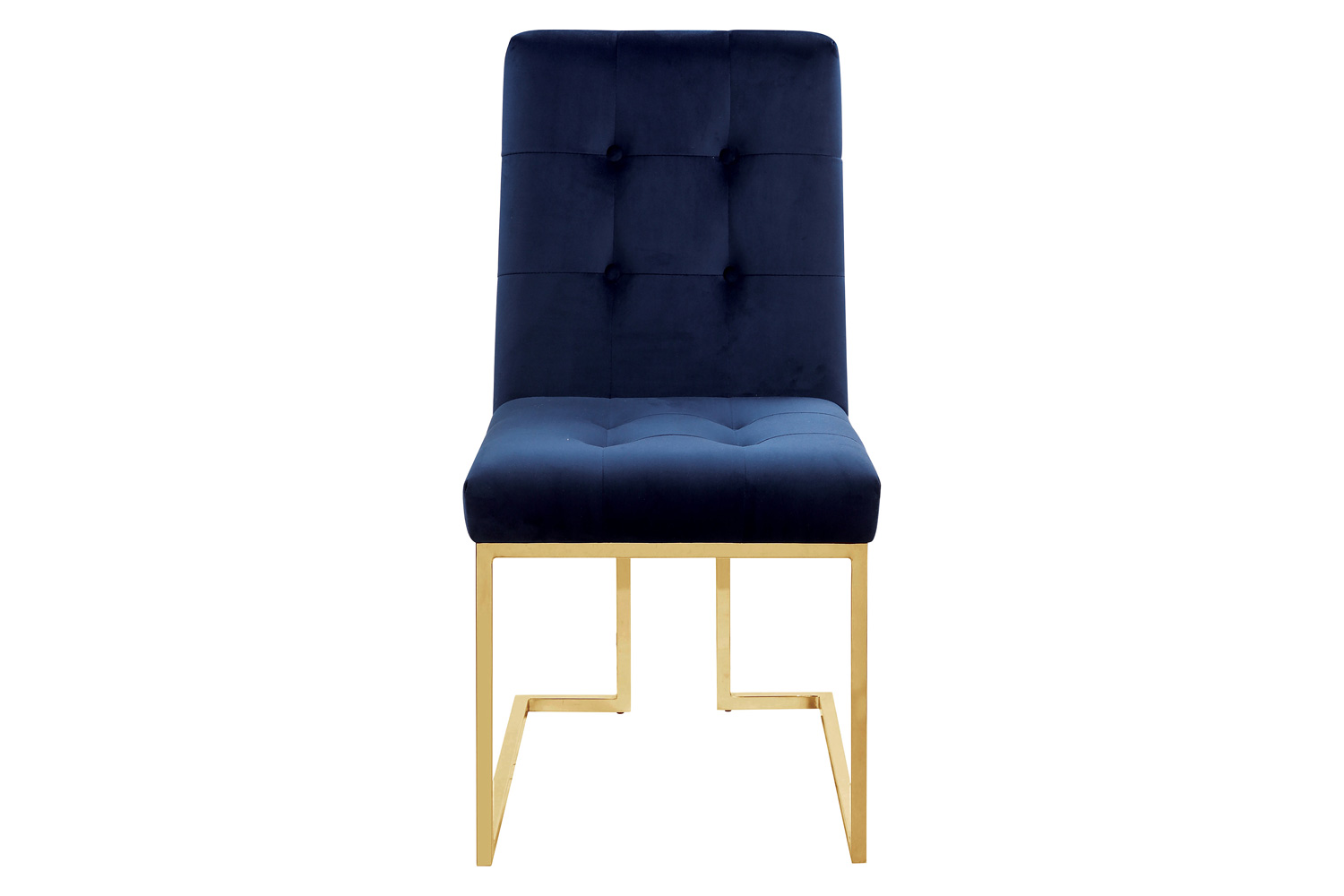 Coaster - Tufted Back Side Chairs (Set Of 2) in Ink Blue