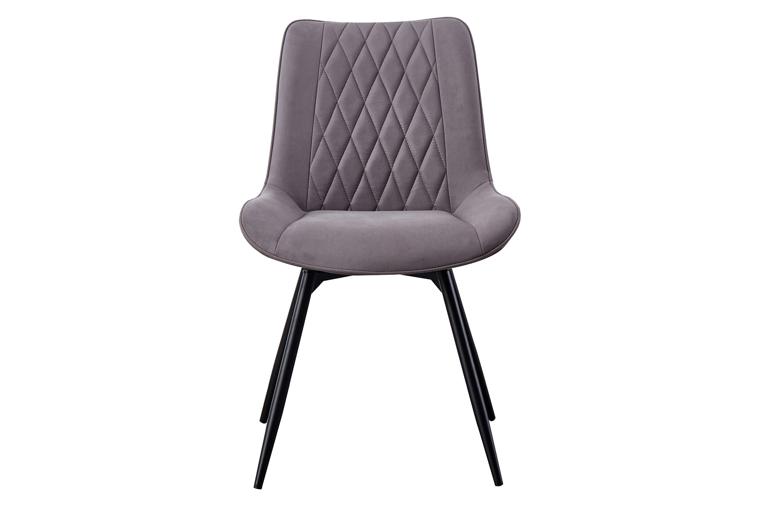 Coaster - Upholstered Tufted Swivel Dining Chairs (Set Of 2) in Gray/Gunmetal