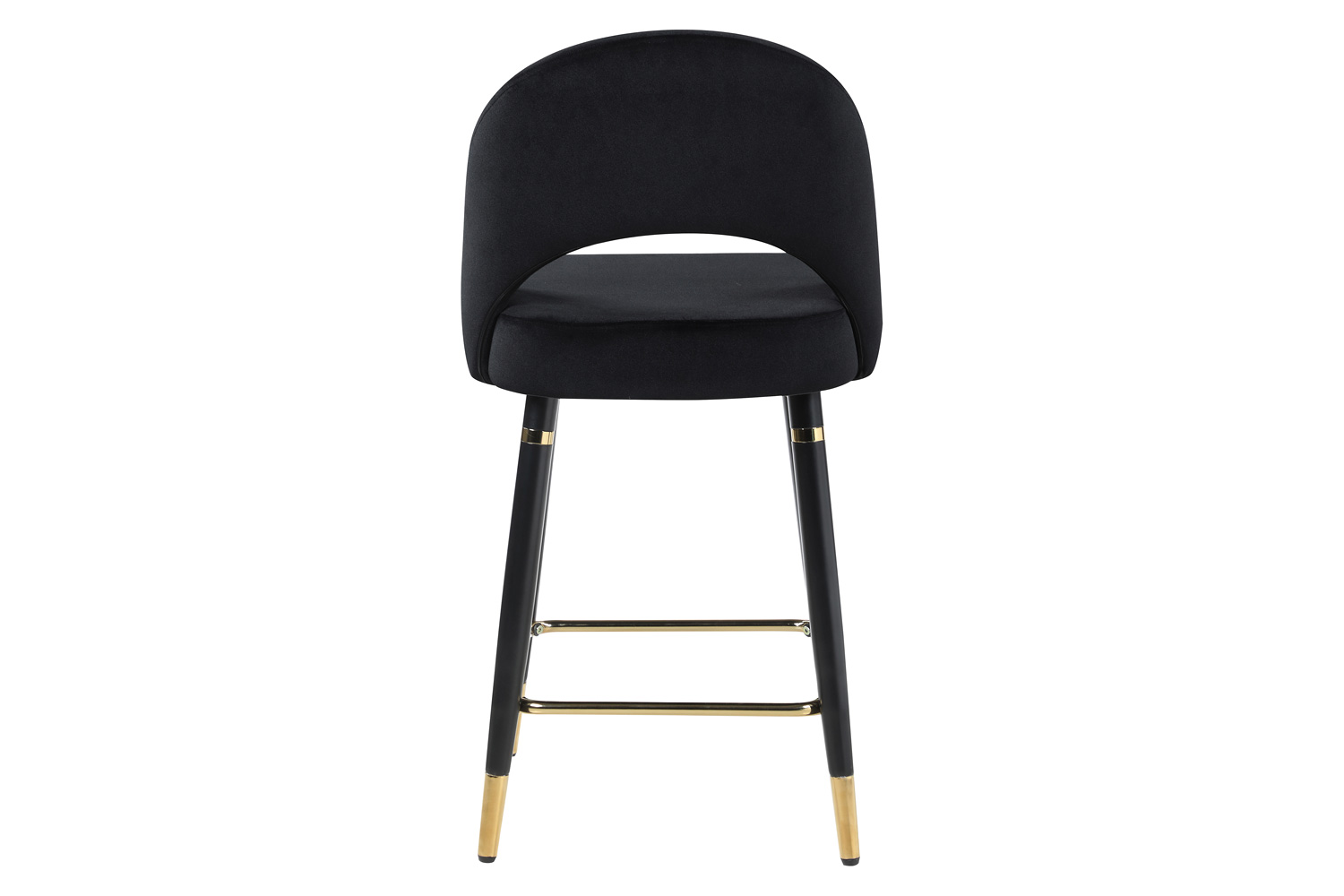 Coaster Lindsey Arched Back Upholstered Counter Height Stools (Set Of 2) - Black