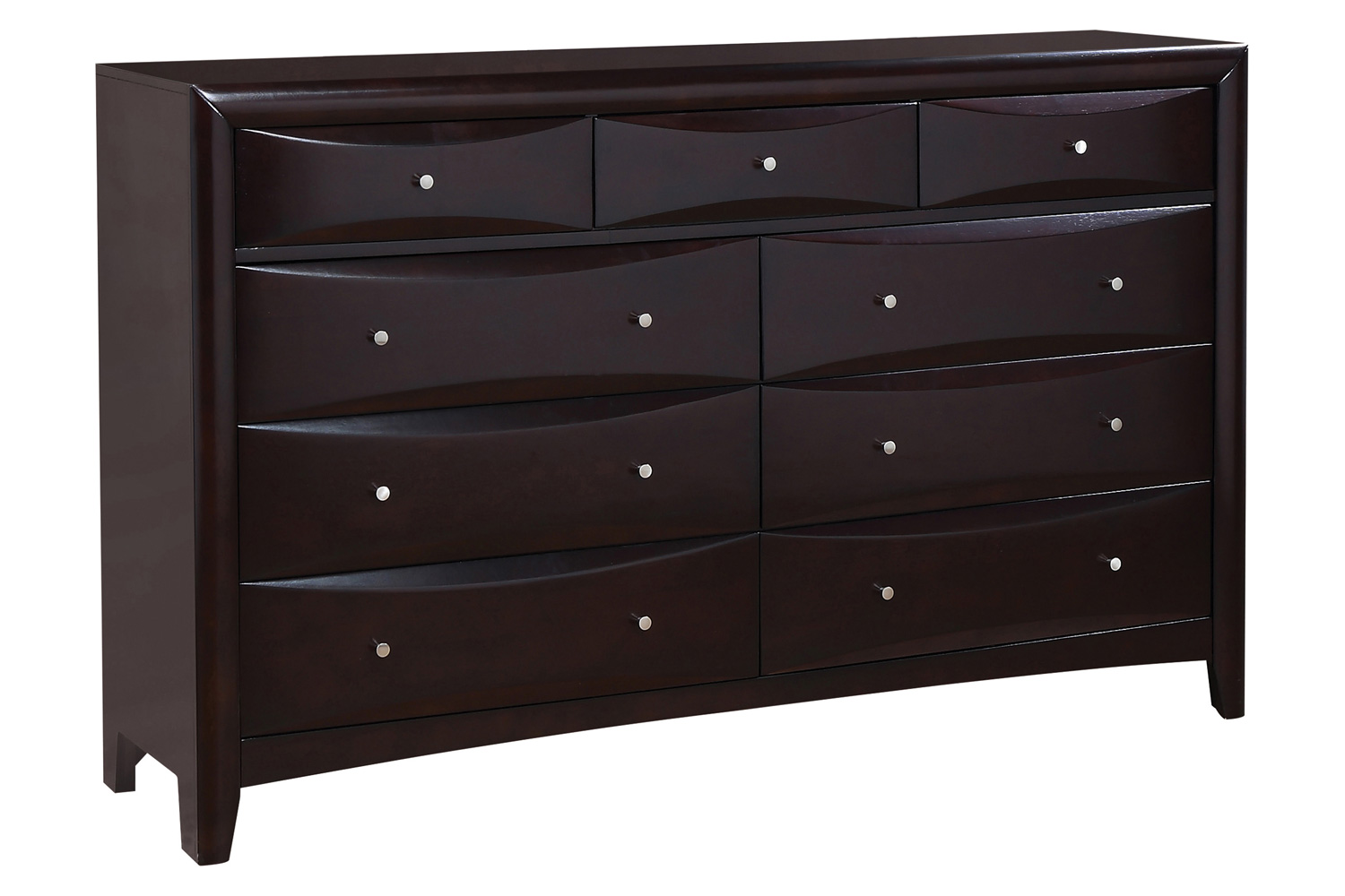 Coaster Phoenix 10-Drawer California King Bed - Deep Cappuccino