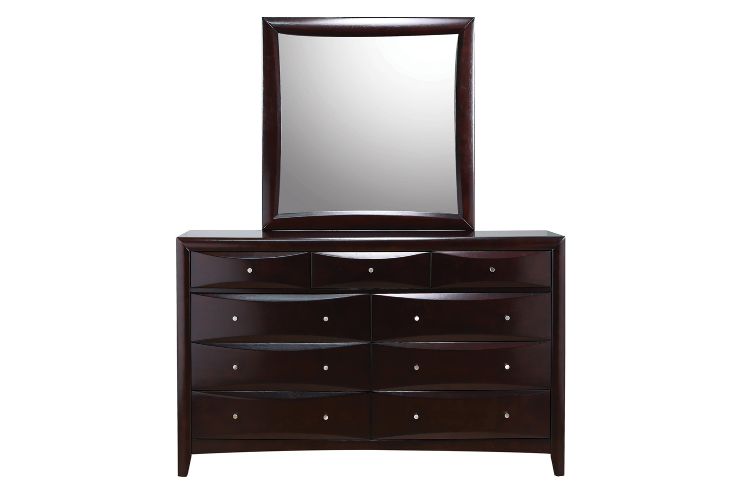 Coaster - Phoenix 9-Drawer Dresser in Deep Cappuccino