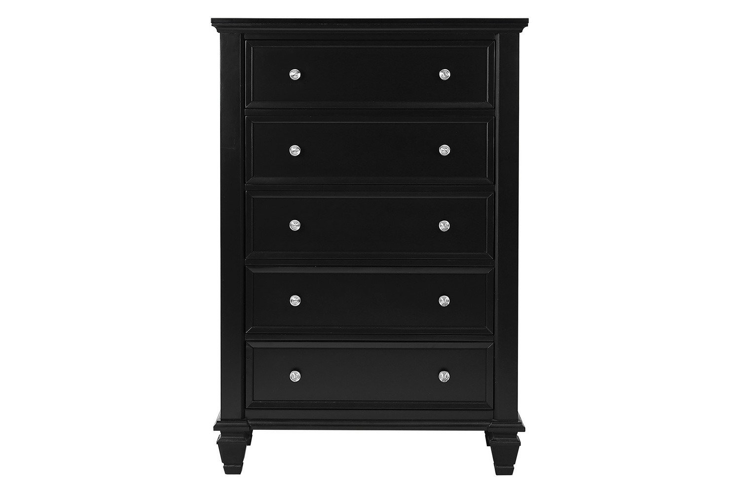 Coaster Sandy Beach 5-Drawer Chest - Black