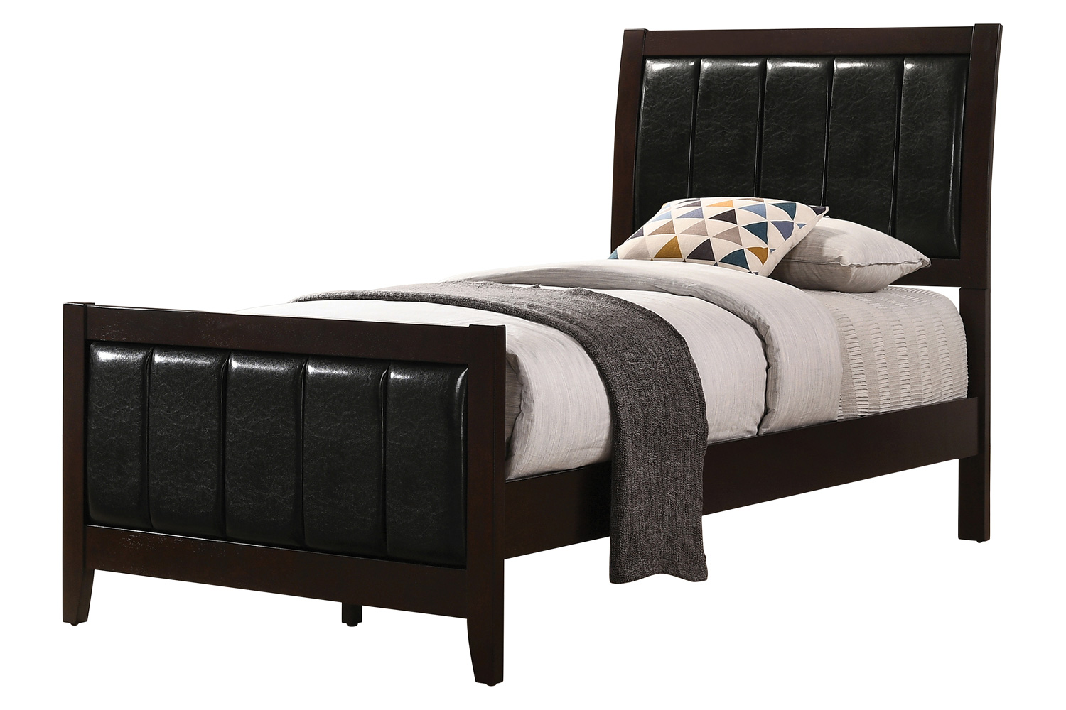 Coaster - Carlton Full Upholstered Panel Bed