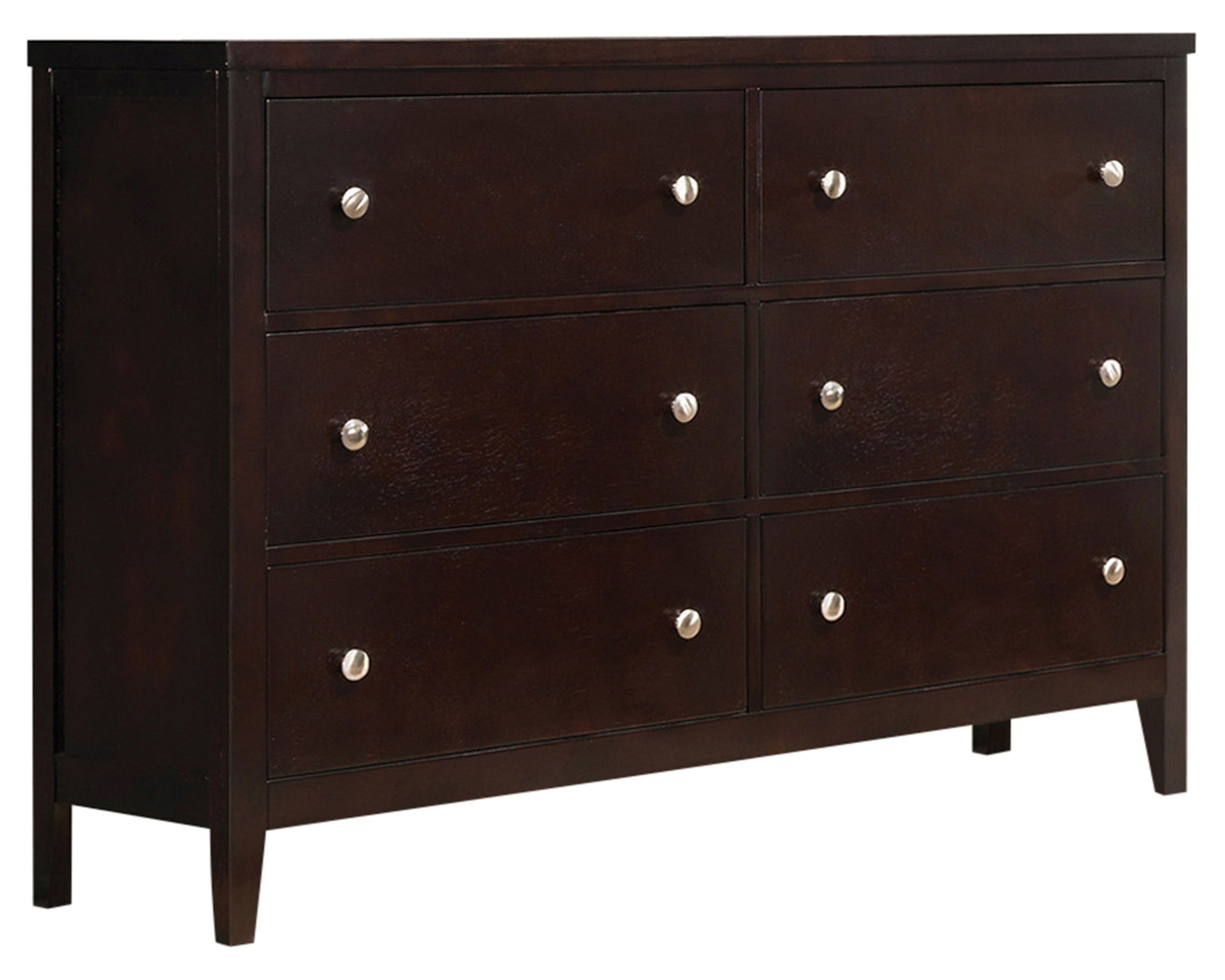 Coaster™ Carlton 6-Drawer Rectangular Dresser in Cappuccino