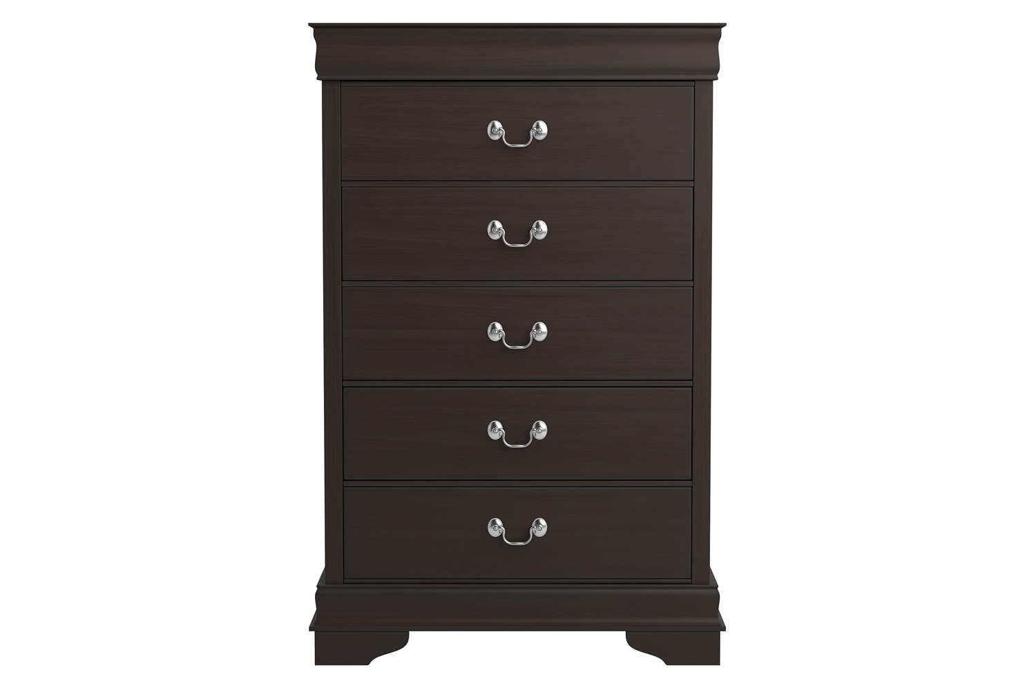 Coaster - Louis Philippe 5-Drawer Chest with Silver Bails