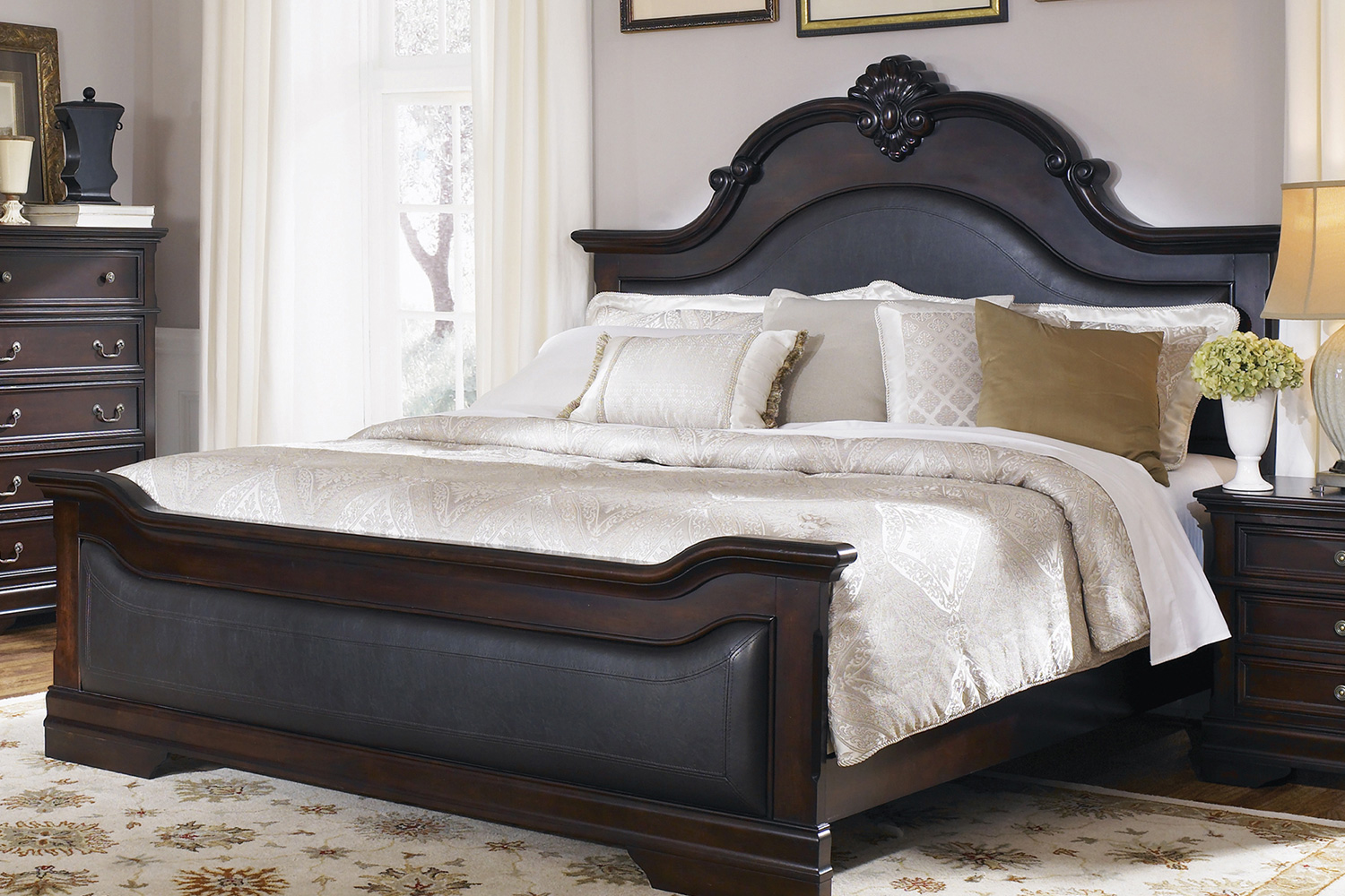 Coaster Cambridge Eastern King Panel Bed - Cappuccino/Brown