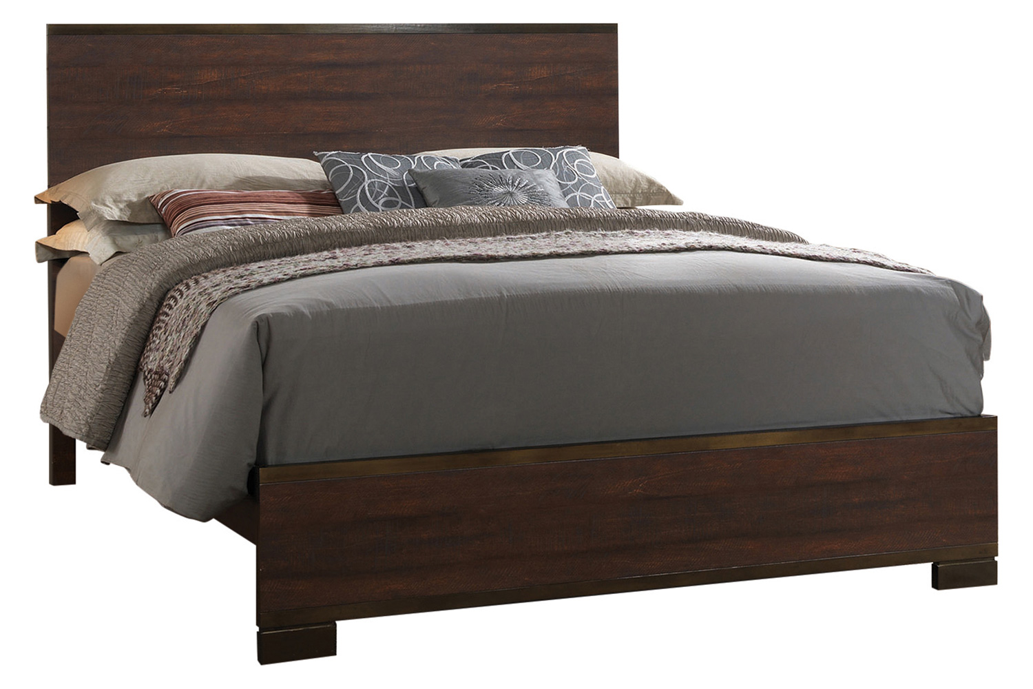 Coaster Edmonton Eastern King Panel Bed - Rustic Tobacco