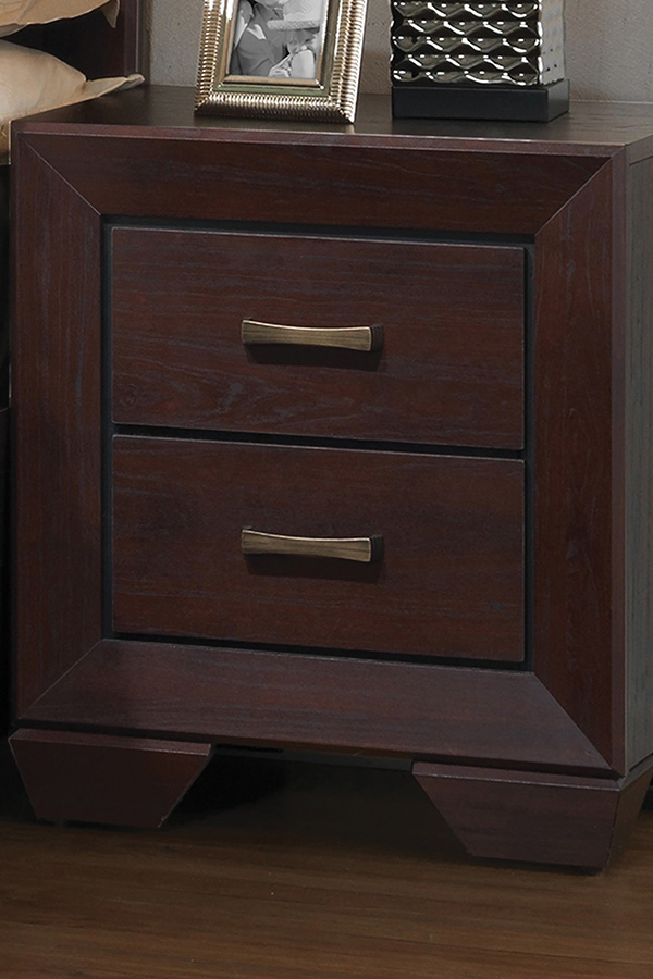 Coaster Kauffman 2-Drawer Nightstand - Dark Cocoa