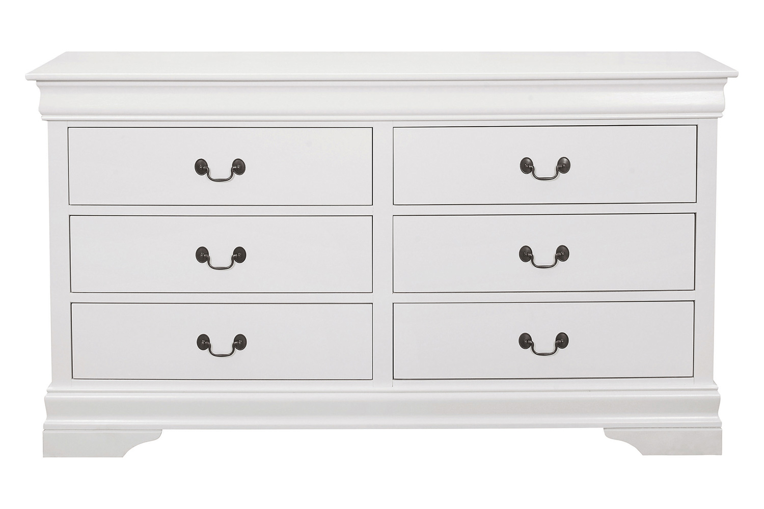 Coaster Louis Philippe 6-Drawer Dresser - White