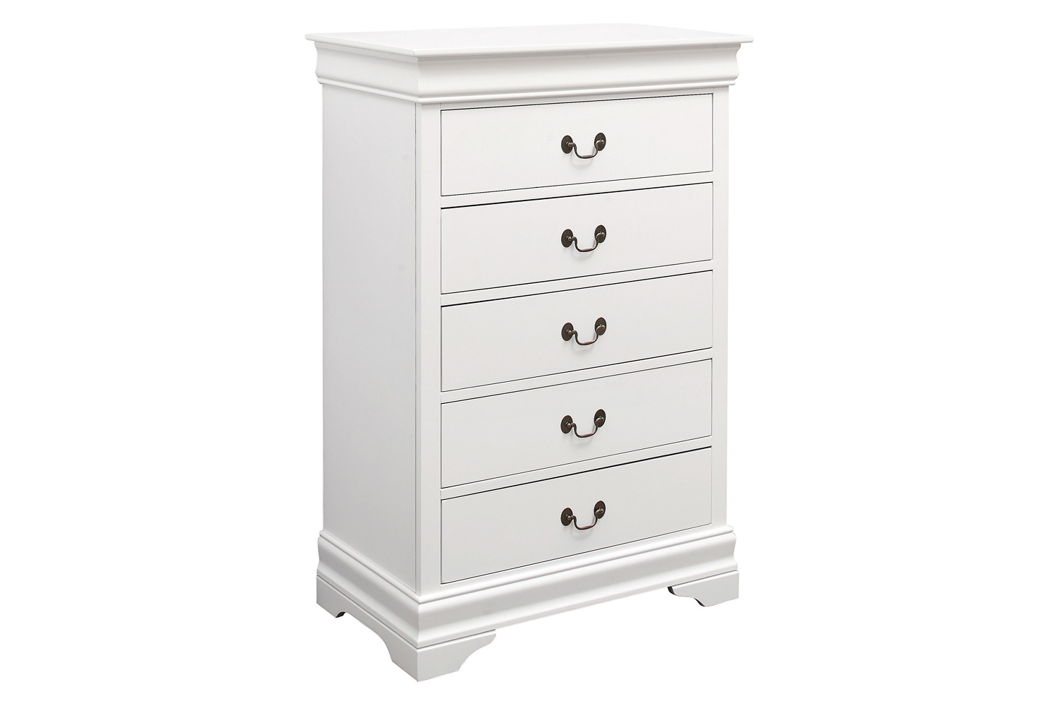 Coaster - Louis Philippe 5-Drawer Chest with Silver Bails