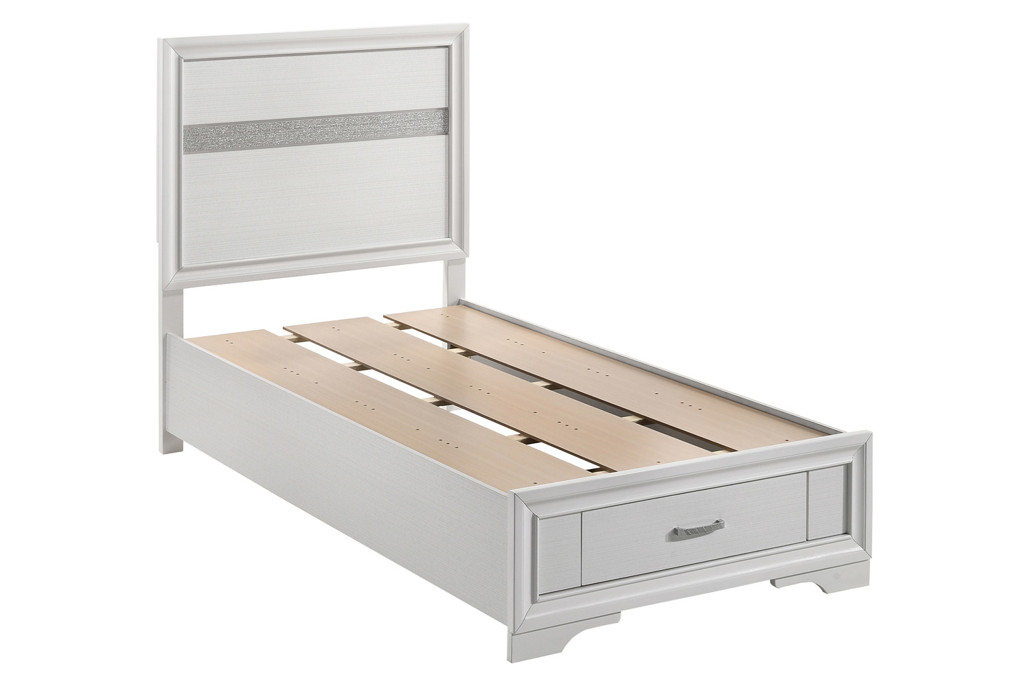 Coaster Miranda Twin Storage Bed - White