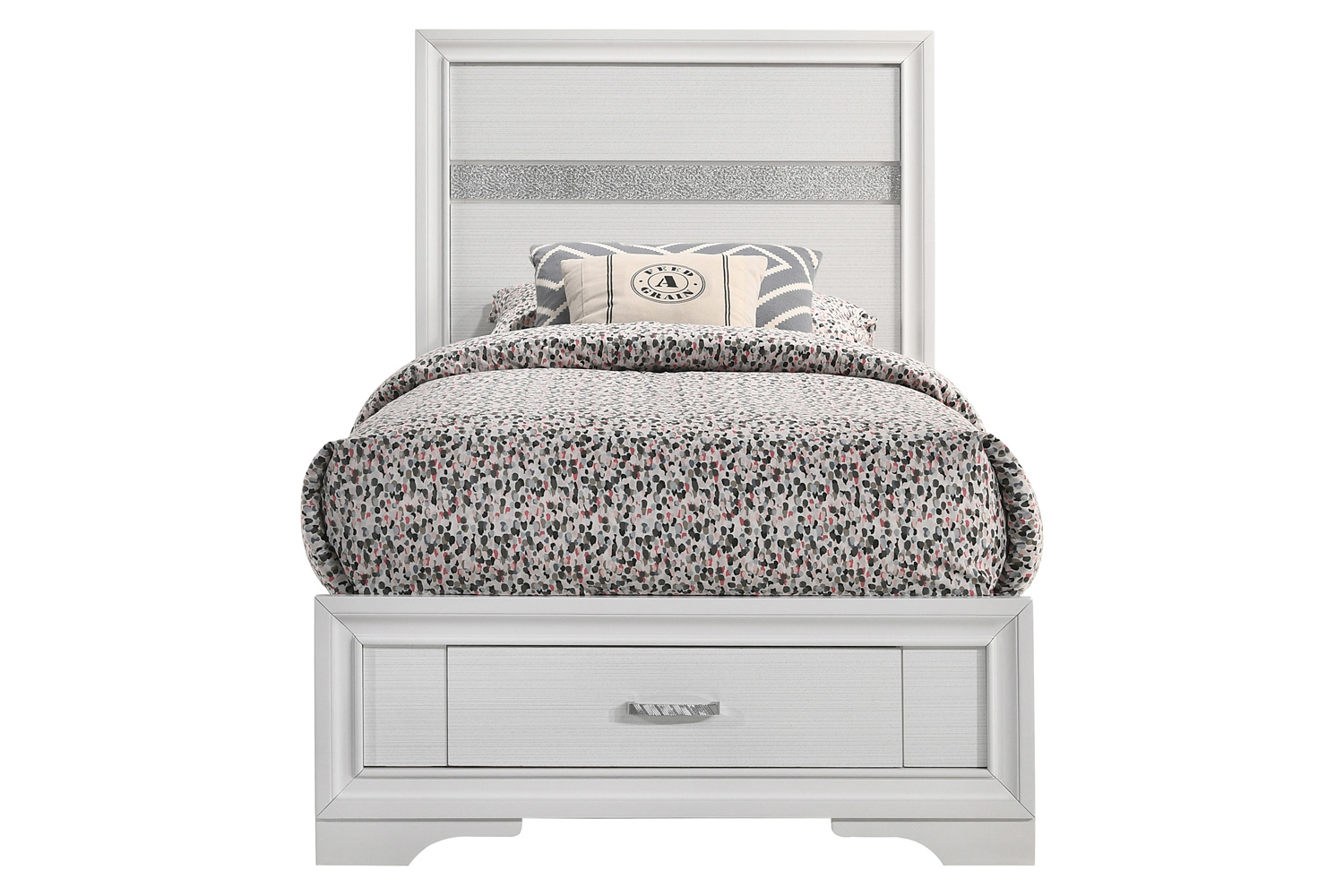 Coaster Miranda Twin Storage Bed - White