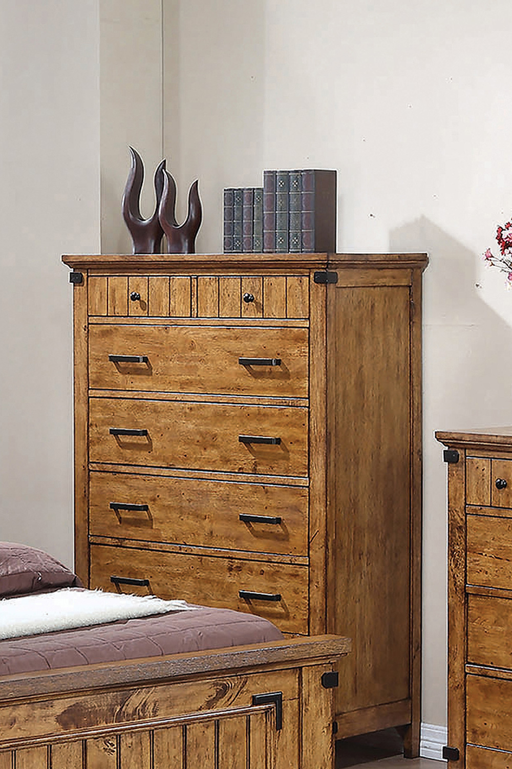 Coaster - Brenner 7-Drawer Chest in Rustic Honey