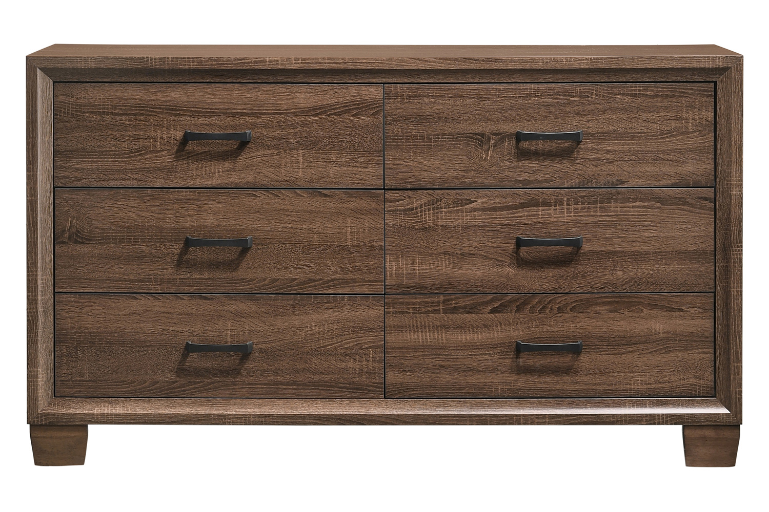 Coaster - Brandon 6-Drawer Dresser in Medium Warm Brown