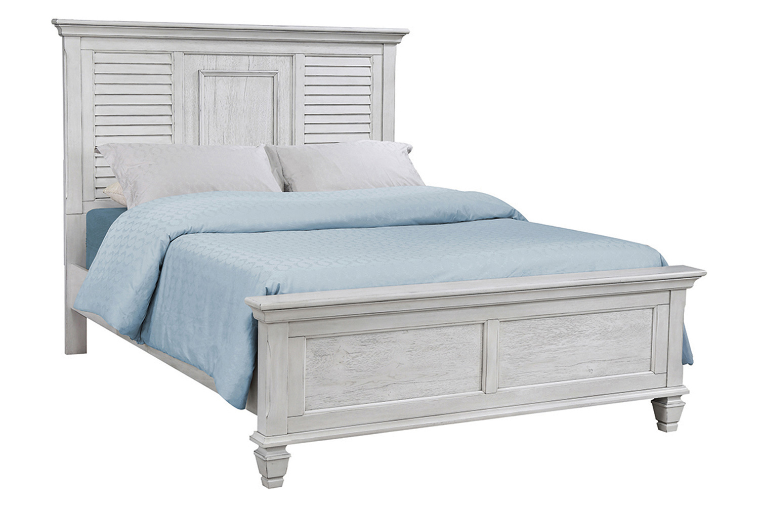 Coaster Franco Eastern King Panel Bed - Antique White