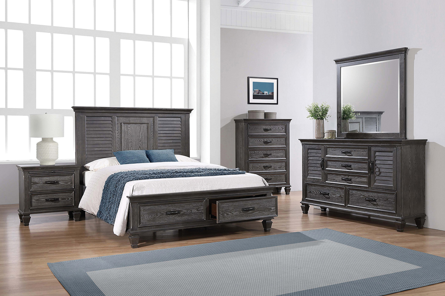 Coaster Franco 5-Drawer Dresser - Weathered Sage